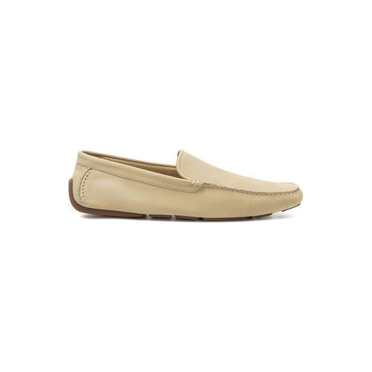Bally Beige Leather Loafer Bally Tan