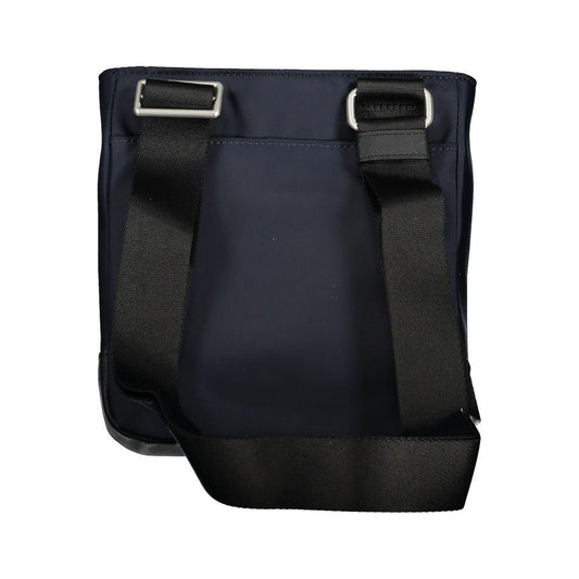 Tommy Hilfiger Sleek Blue Shoulder Bag with Contrasting Details Tommy Hilfiger Dark Slate Gray