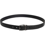 Dolce & Gabbana Black Calf Leather Classic Metal Buckle Belt BEL9343-90
