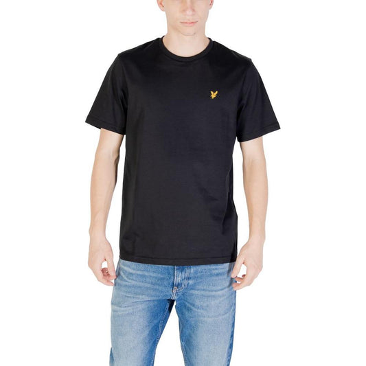 Lyle & Scott Black Cotton T-Shirt Lyle & Scott Gray