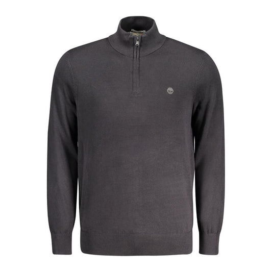 Timberland Black Cotton Men Sweater Timberland Dark Slate Gray