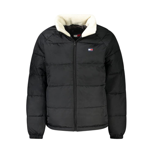 Tommy Hilfiger Black Polyamide Men Jacket Tommy Hilfiger Dark Slate Gray