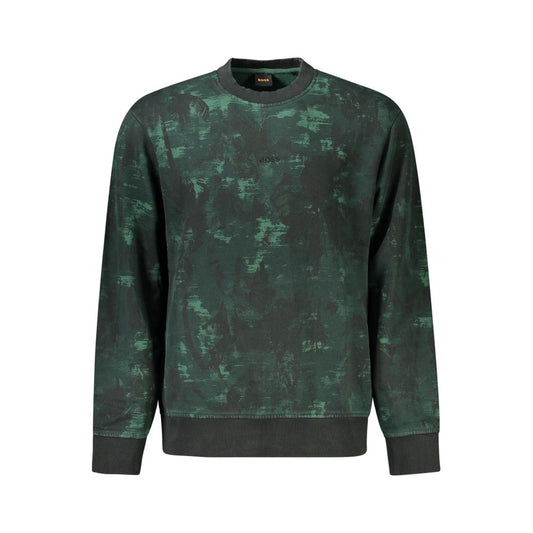 Hugo Boss Green Cotton Men Sweater BO-34124-S