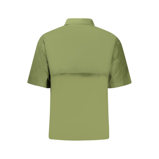 K-WAY Green Polyamide Men Jacket KW-34176-L