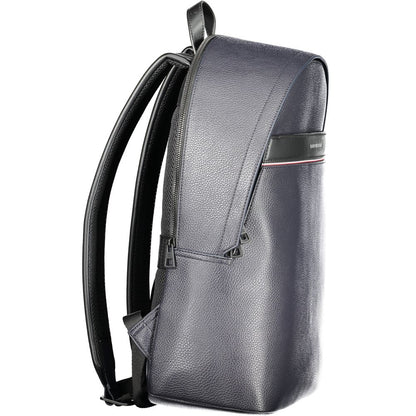 Tommy Hilfiger Blue Polyurethane Men's Backpack