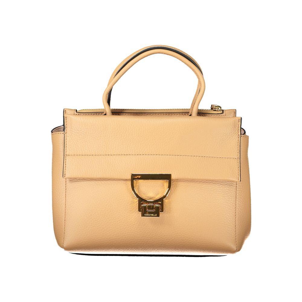 Front view with bag zipped and handles upright.