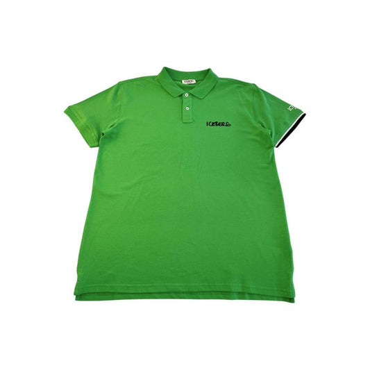 Iceberg Green Cotton Men Polo Shirt IC-24790-S