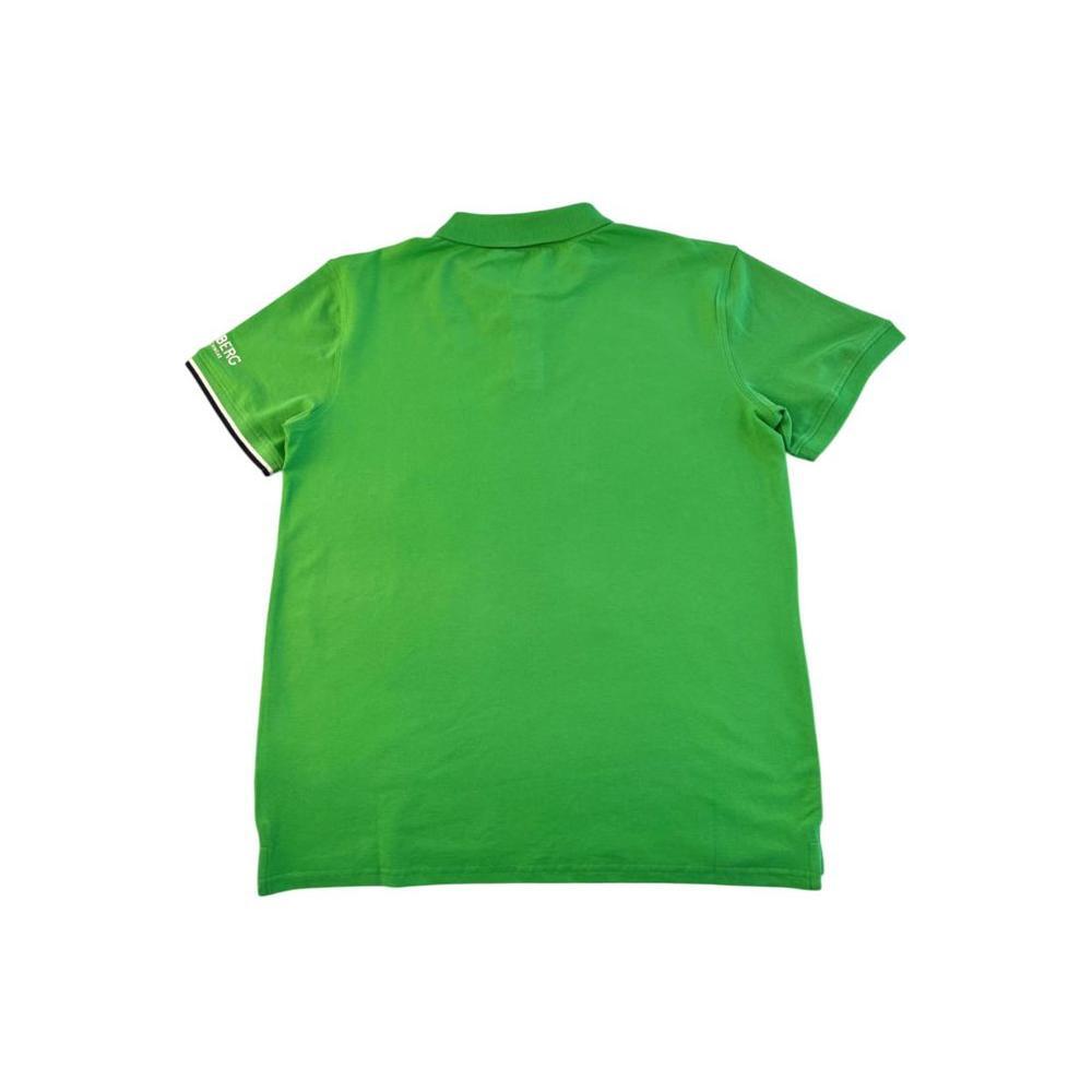 Iceberg Green Cotton Men Polo Shirt IC-24790-S