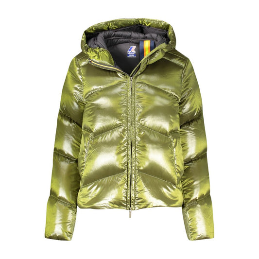 K-WAY Green Polyamide Women Jacket KW-34395-M