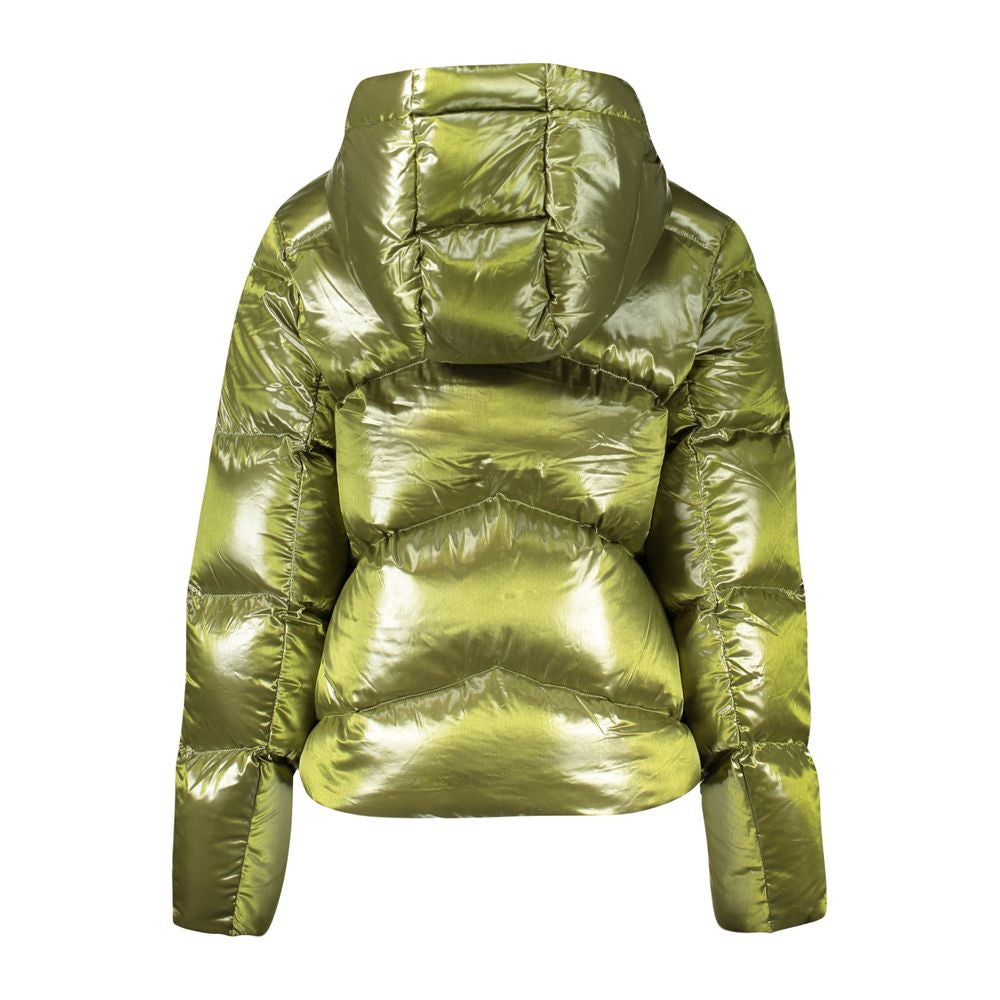 K-WAY Green Polyamide Women Jacket KW-34395-M