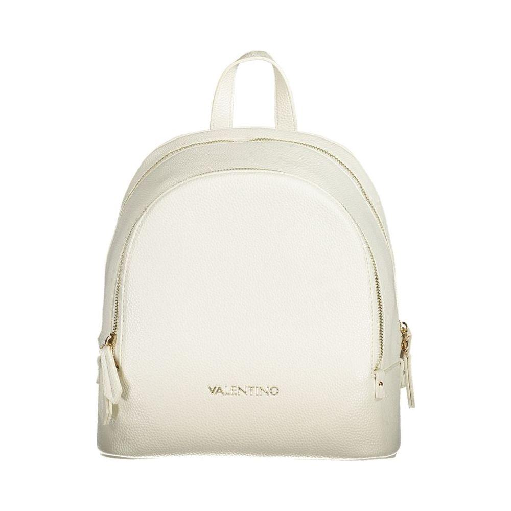 Front view with bag zipped and handles upright.