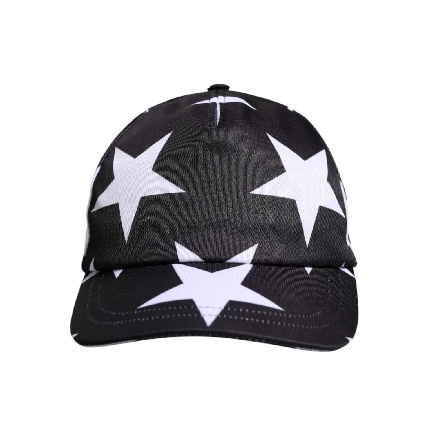 Dolce & Gabbana Black Star Print Polyester Baseball Cap