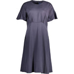 Gant Blue Lyocell Women Dress GA-14802-34
