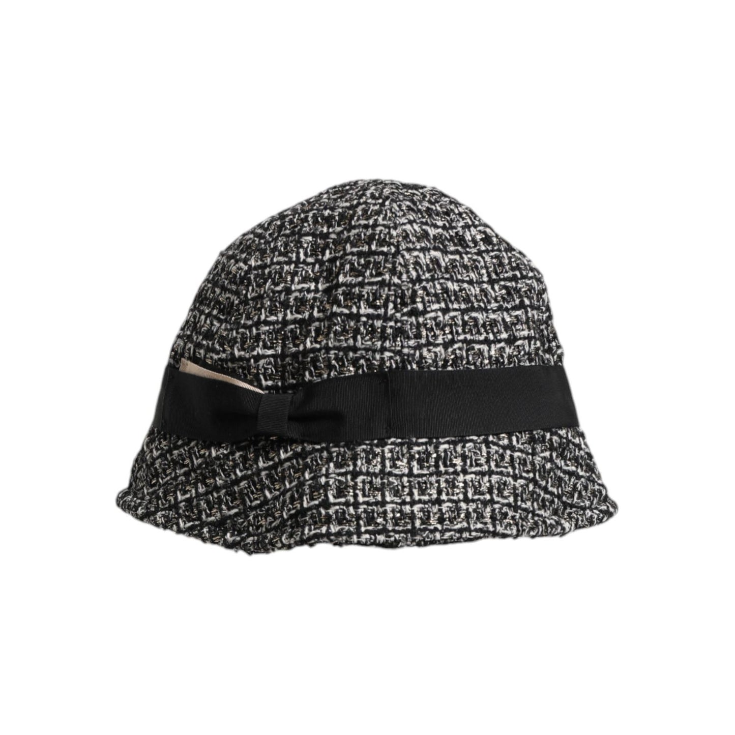 Dolce & Gabbana Black Cotton Blend Bucket Hat