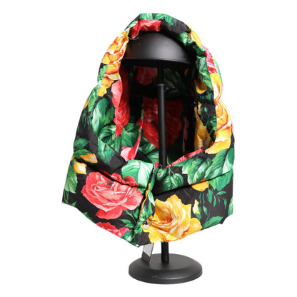 Dolce & Gabbana Multicolor Floral Print Whole Head Wrap Hat