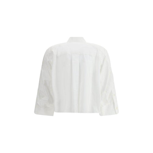 Sacai Three-quarter sleeve Shirt Sacai Light Gray