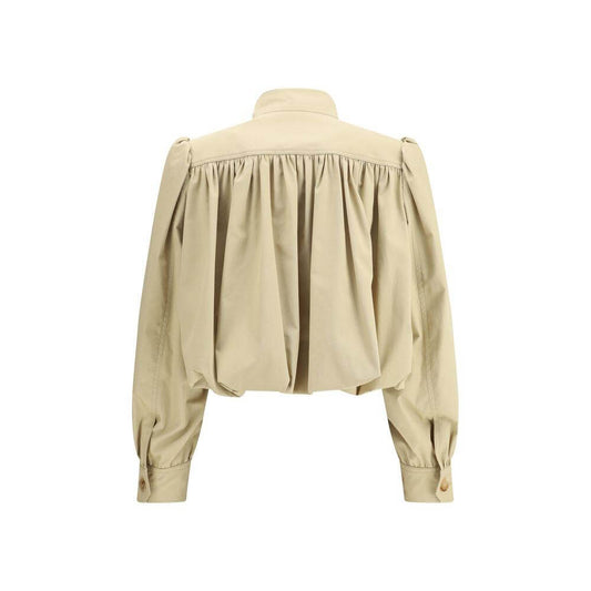 Chloé Cropped Jacket Chloé Tan