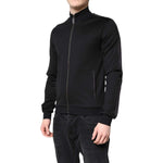 Dolce & Gabbana Black Cotton Logo Full Zip Men Bomber Jacket JKT41574-48