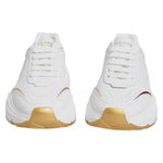 Dolce & Gabbana White Gold Daymaster Low Top Sneakers Shoes LA11770#5-41