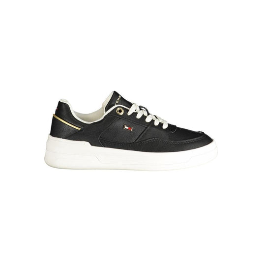 Tommy Hilfiger Black Polyethylene Women Sneaker Tommy Hilfiger Dark Slate Gray