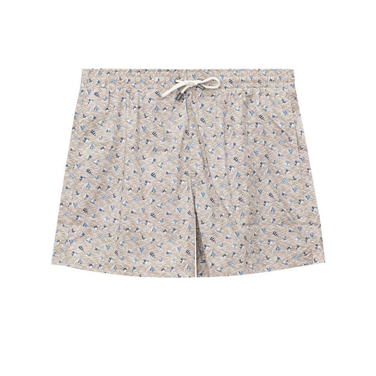 Canali Beige Polyester Swim Shorts