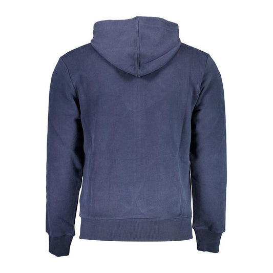 La Martina Blue Cotton Men Sweater La Martina Dark Slate Gray