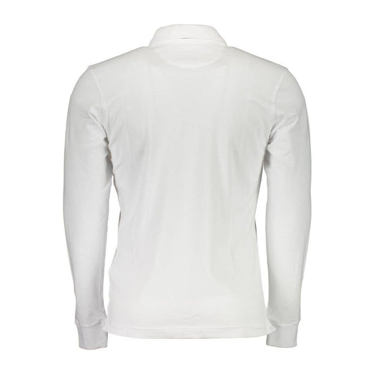 La Martina White Cotton Men Polo Shirt La Martina Light Gray