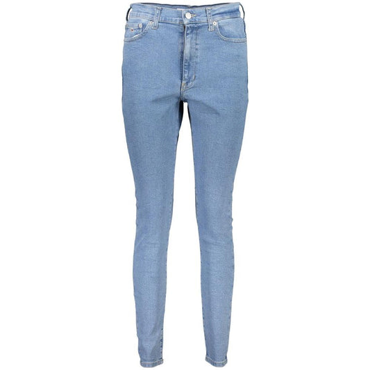 Tommy Hilfiger Light Blue Cotton Women Jeans Tommy Hilfiger Light Slate Gray