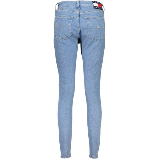 Tommy Hilfiger Light Blue Cotton Women Jeans Tommy Hilfiger Light Slate Gray