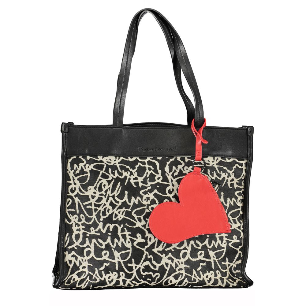 Front view with bag zipped and handles upright.