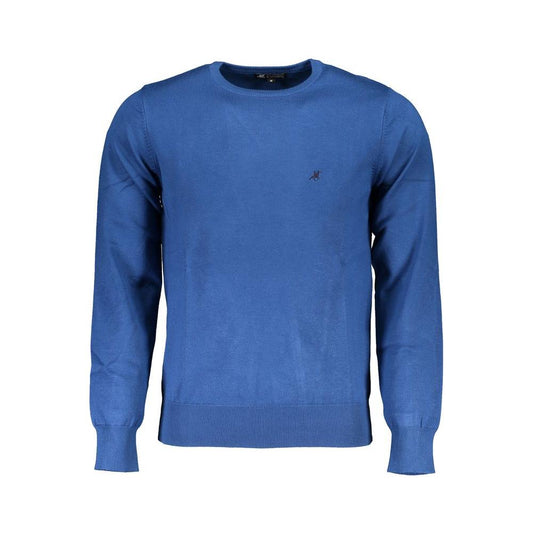 U.S. Grand Polo Blue Nylon Sweater U.S. Grand Polo Dark Slate Blue