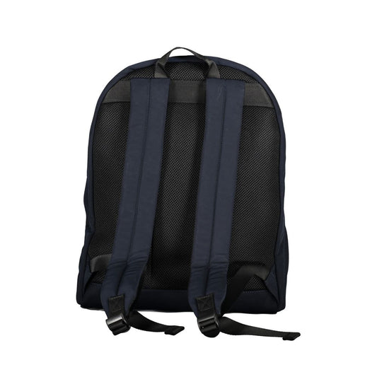 Tommy Hilfiger Sleek Blue Backpack with Laptop Holder Tommy Hilfiger Dark Slate Gray