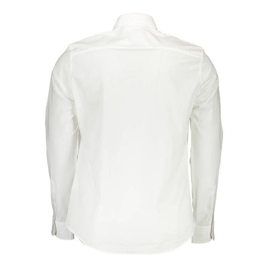 North Sails White Cotton Mens Shirt North Sails Beige