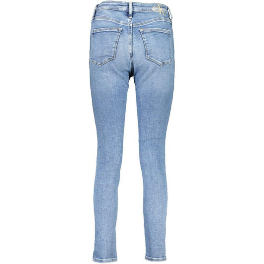 Calvin Klein Light Blue Cotton Women Jeans Calvin Klein Dark Gray