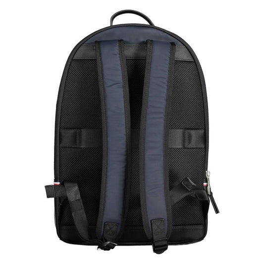 Tommy Hilfiger Blue Polyester Men Backpack Tommy Hilfiger Dark Slate Gray