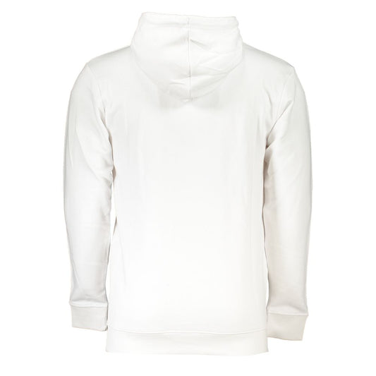 Cavalli Class White Cotton Men Sweater Cavalli Class White Smoke