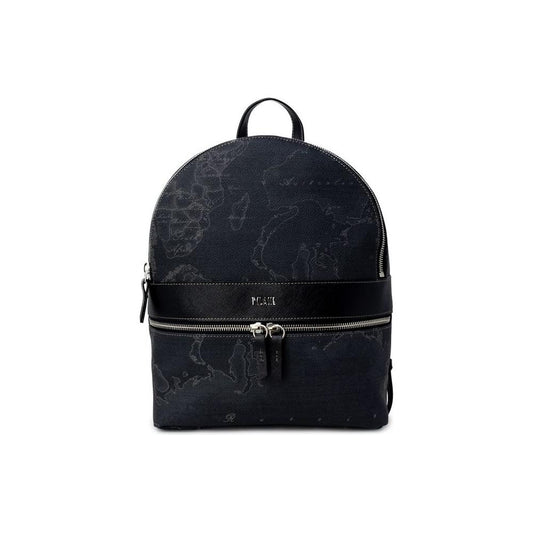 Alviero Martini Prima Classe Black Leather Backpack