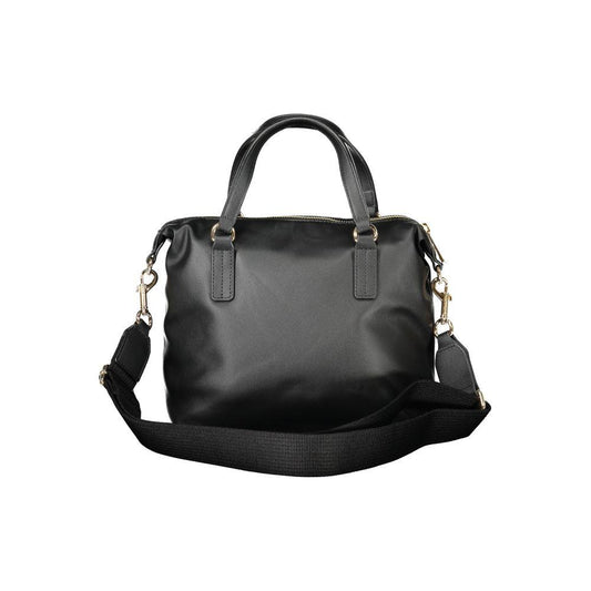 Tommy Hilfiger Black Polyester Women Handbag Tommy Hilfiger Dark Slate Gray