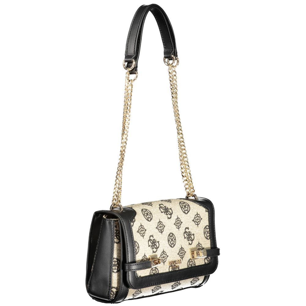 Front view with bag zipped and handles upright.