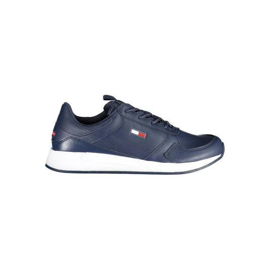 Tommy Hilfiger Blue Polyethylene Men Sneaker Tommy Hilfiger Dark Slate Gray