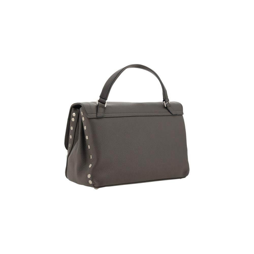 Front view with bag zipped and handles upright.