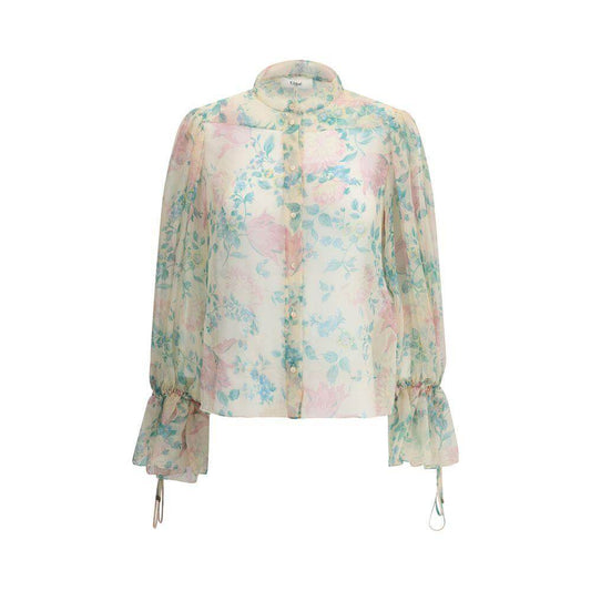 Chloé Sheer Blouse Chloé Gray