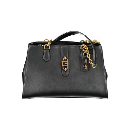 Guess Jeans Black Polyethylene Women Handbag Guess Jeans Dark Slate Gray