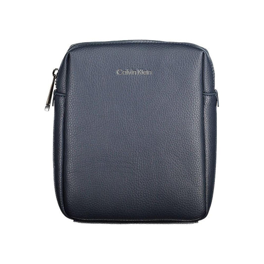 Calvin Klein Blue Polyester Men Shoulder Bag Calvin Klein Dim Gray