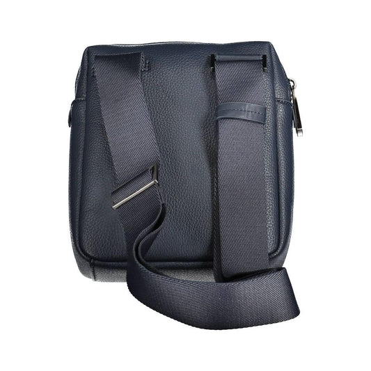 Calvin Klein Blue Polyester Men Shoulder Bag Calvin Klein Dark Slate Gray