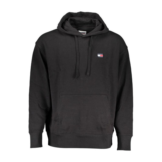 Tommy Hilfiger Sleek Cotton Hooded Sweatshirt with Logo Tommy Hilfiger Dark Slate Gray