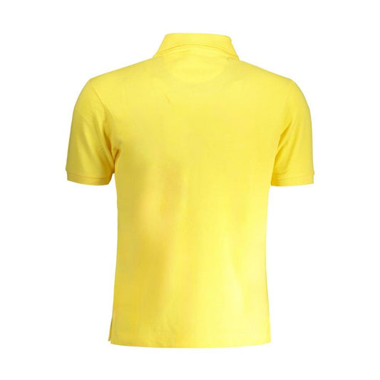 La Martina Yellow Cotton Polo Shirt La Martina Light Goldenrod