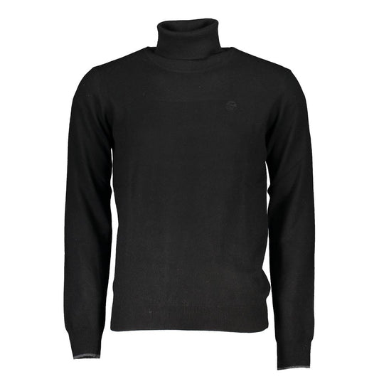 North Sails Black Polyamide Men Sweater North Sails Black