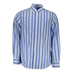 Gant Blue Cotton Men Shirt GA-37147-S