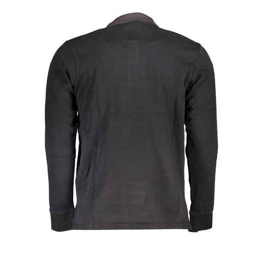 U.S. Grand Polo Black Cotton Polo Shirt U.S. Grand Polo Dark Slate Gray